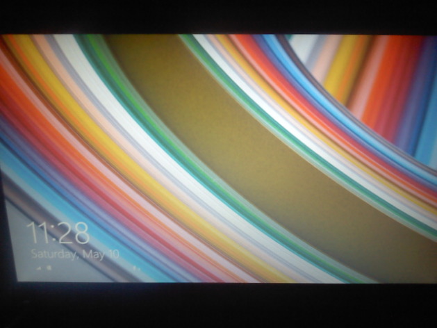 Screen before Windows 8.1 Lock Screen