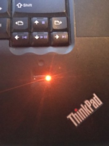 What is two orange lights on lenovo think pad T420