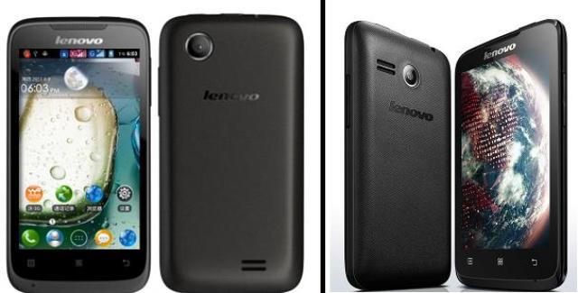 Why does Lenovo A316i has two different back side