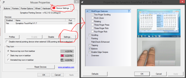 How to stop touchpad scrolling